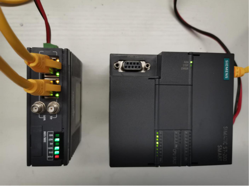 QT钱包官网智通网关连接plc示意图